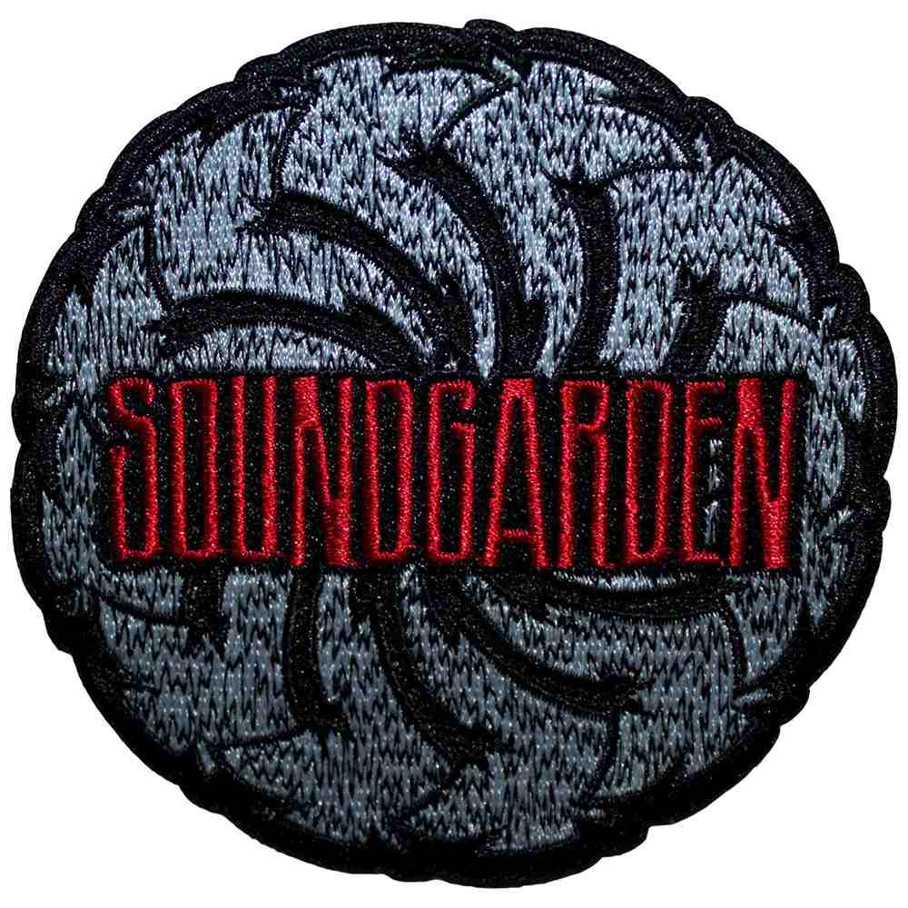 Soundgarden - Logo Swirl Pièce - Noir/Blanc
